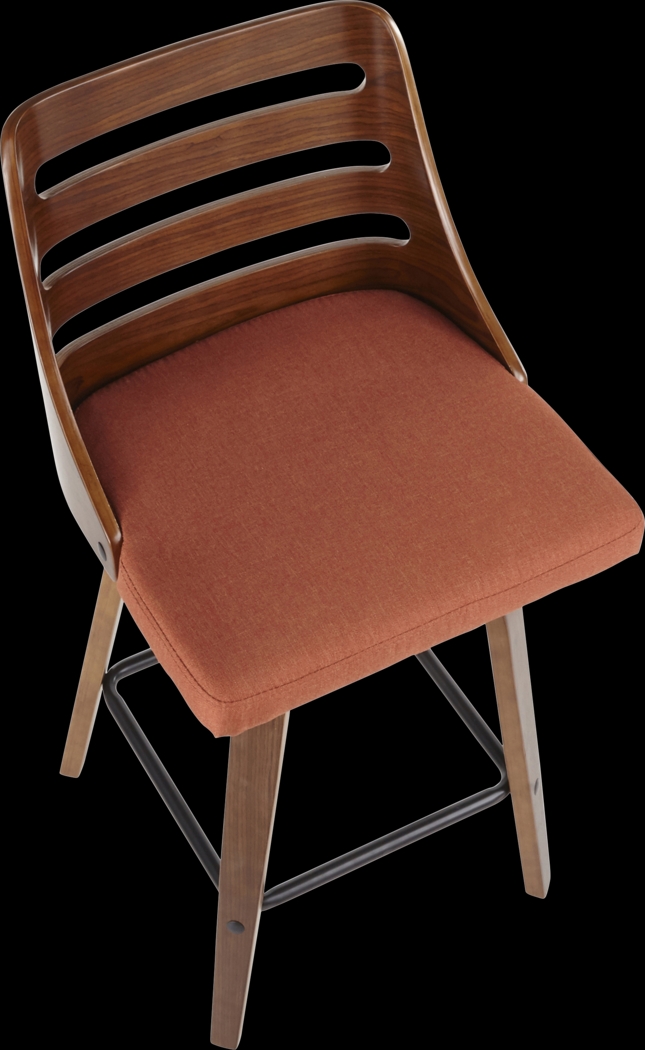 Woolwich Orange Counter Height Stool, Set of 2 - Thumbnail - Image 6