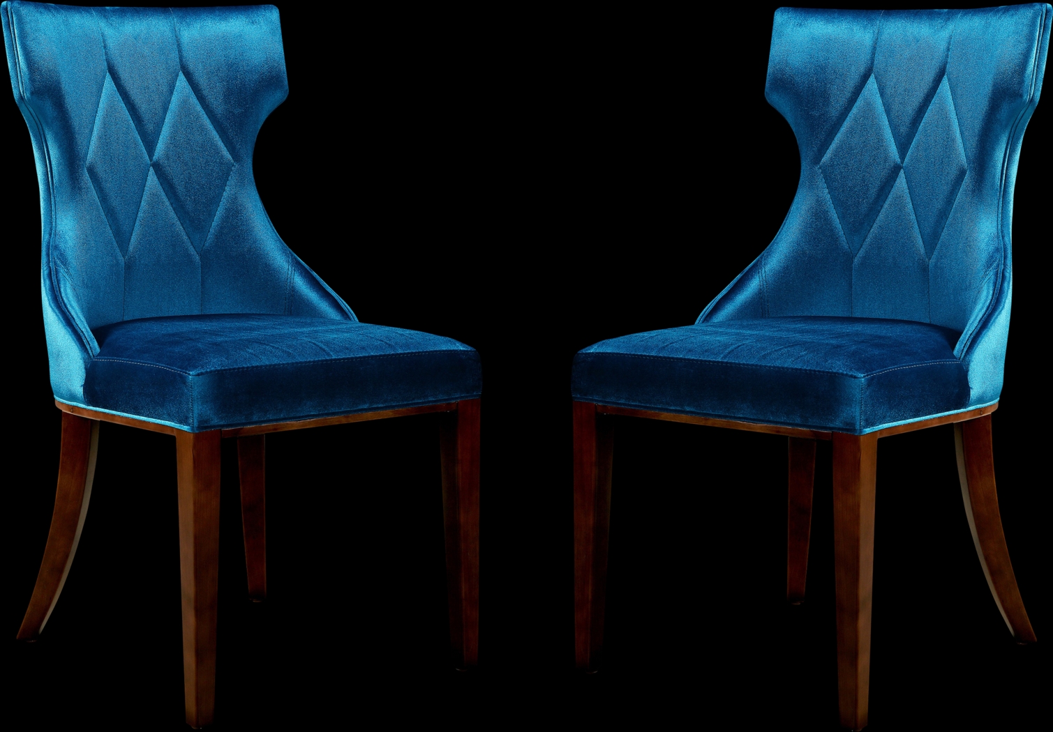 Worlddale Blue Side Chair, Set of 2 - Thumbnail - Image 1