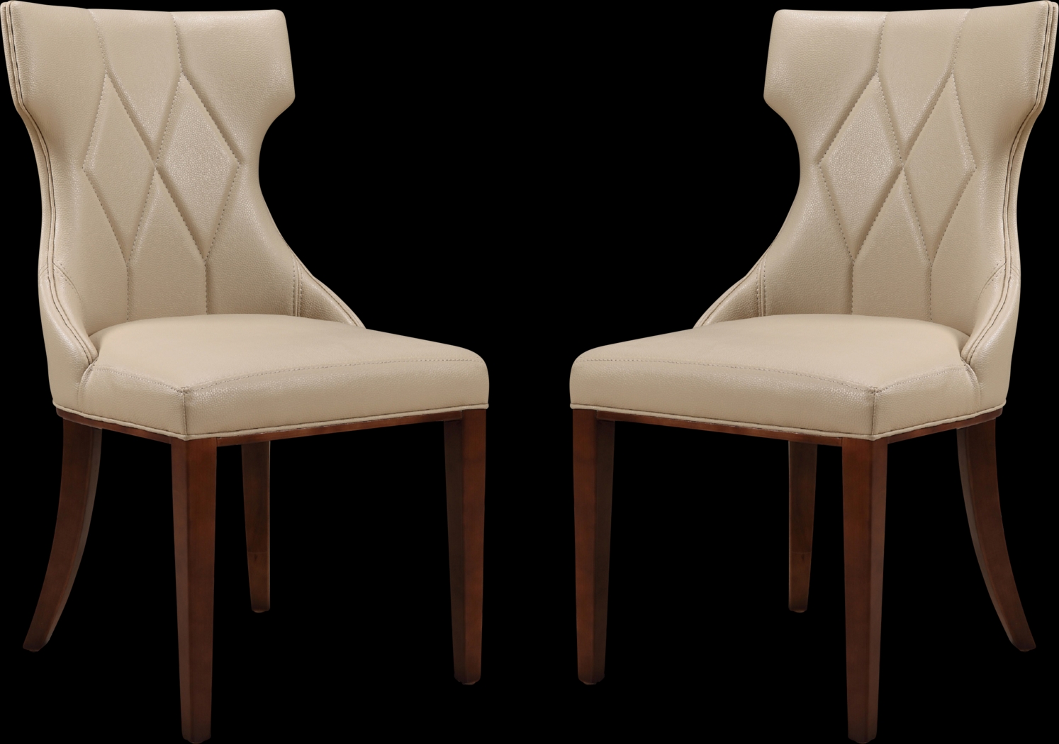 Worlddale Cream Side Chair, Set of 2 - Thumbnail - Image 1