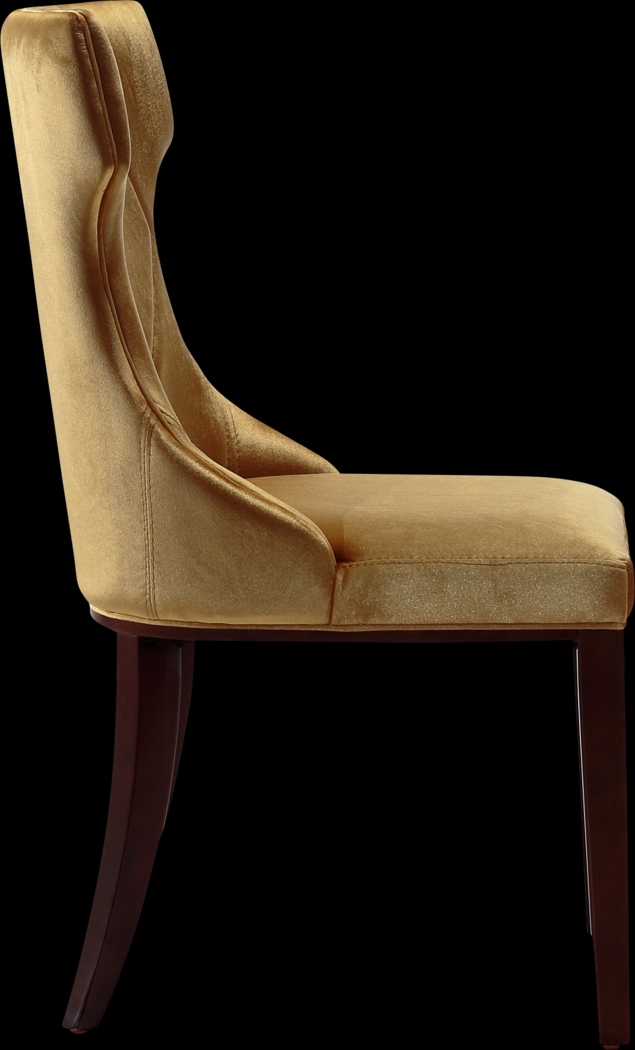 Worlddale Gold Side Chair, Set of 2 - Thumbnail - Image 3