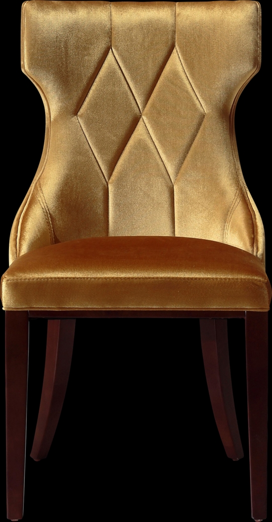 Worlddale Gold Side Chair, Set of 2 - Thumbnail - Image 5