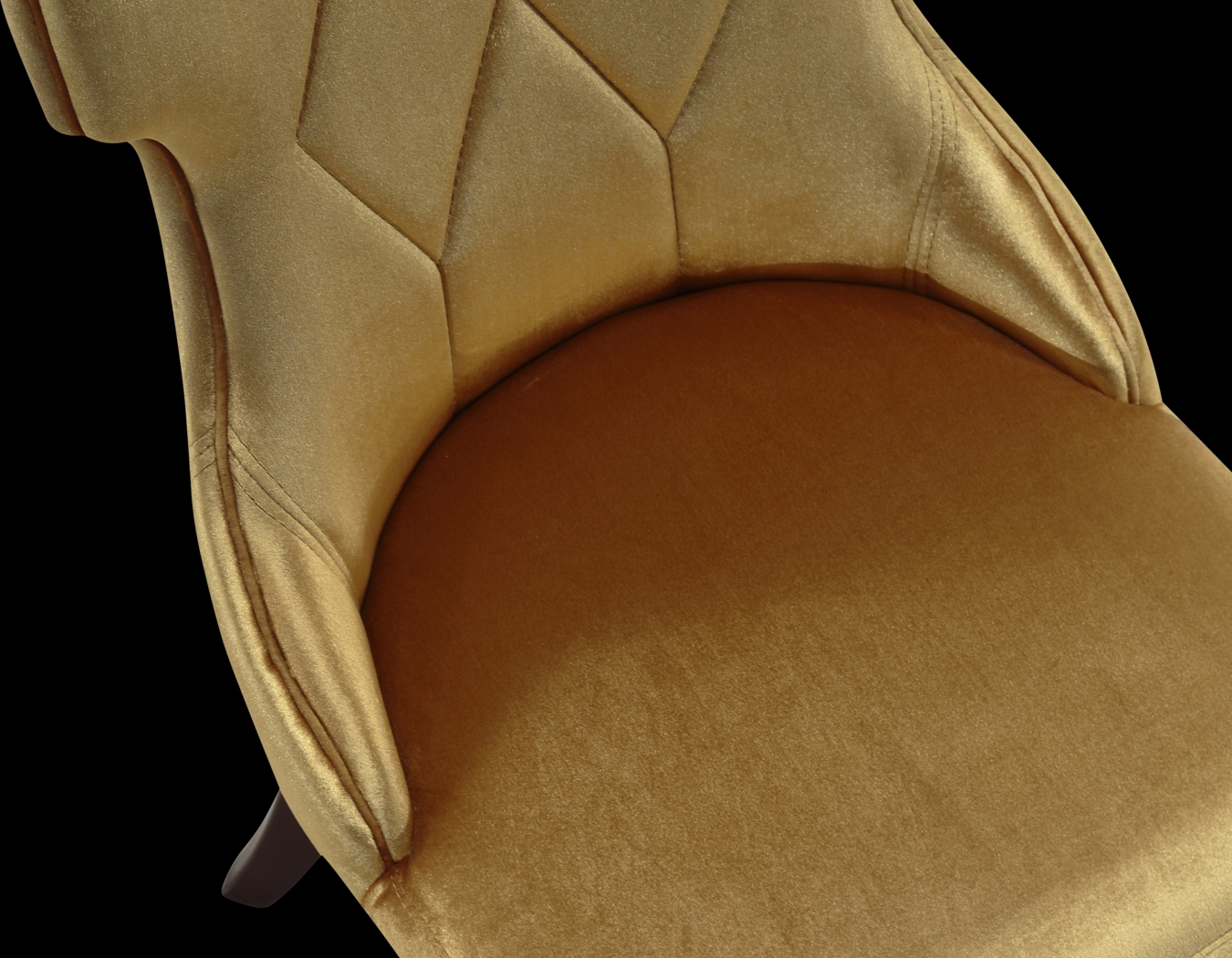 Worlddale Gold Side Chair, Set of 2 - Thumbnail - Image 6