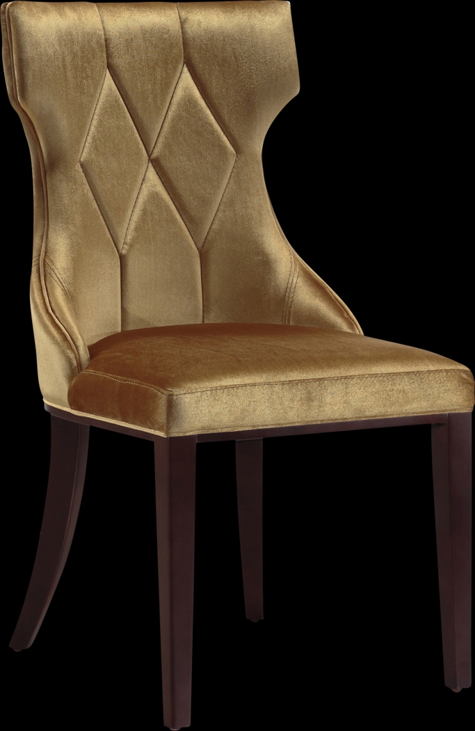 Worlddale Gold Side Chair, Set of 2 - Thumbnail - Image 7