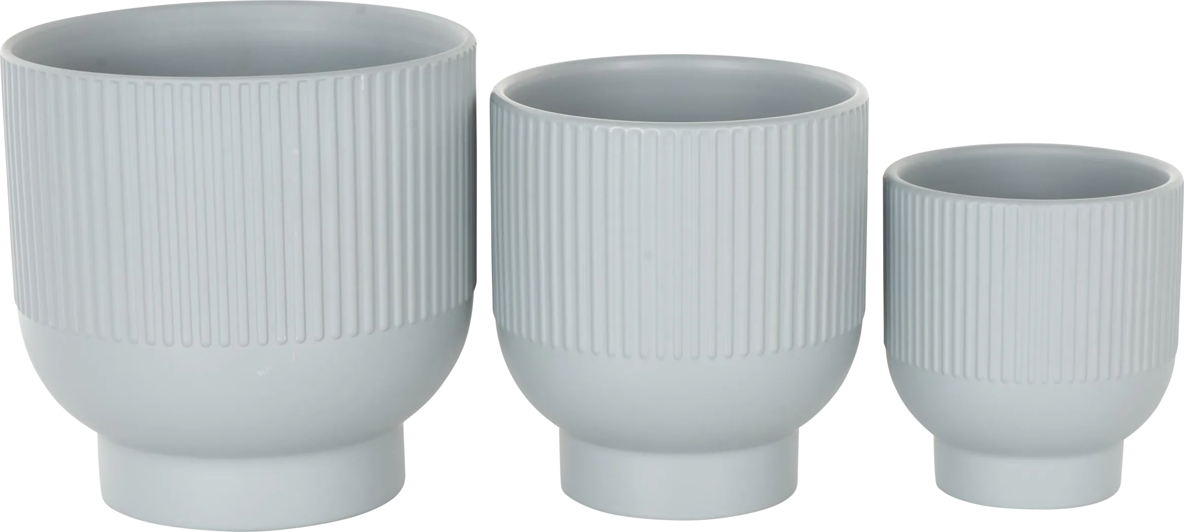 Vinecast Light Blue Planter, Set of 3 - Thumbnail - Image 5