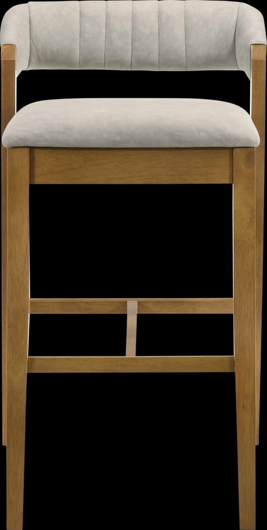 Worldwood I Brown and Cream Barstool - Thumbnail - Image 5