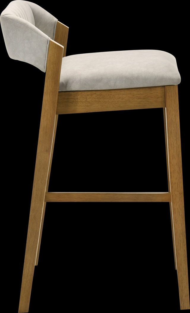 Worldwood I Brown and Cream Counter Height Stool - Thumbnail - Image 5