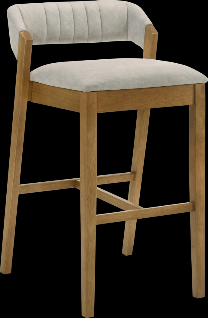 Worldwood II Brown and Gray Barstool - Thumbnail - Image 1
