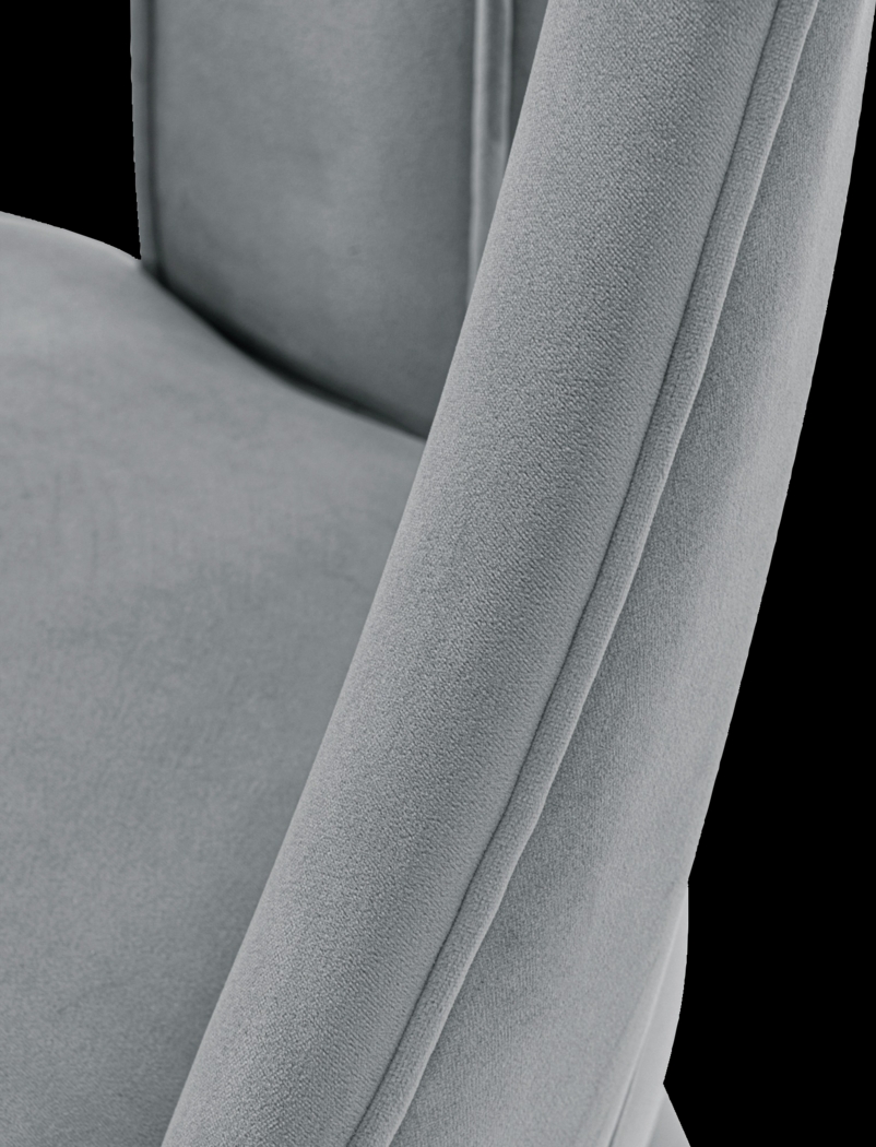 Woronoco Gray Side Chair - Thumbnail - Image 2