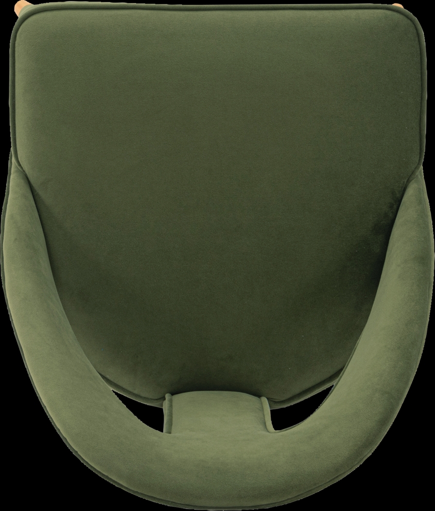 Woronoco Olive Green Side Chair - Thumbnail - Image 5