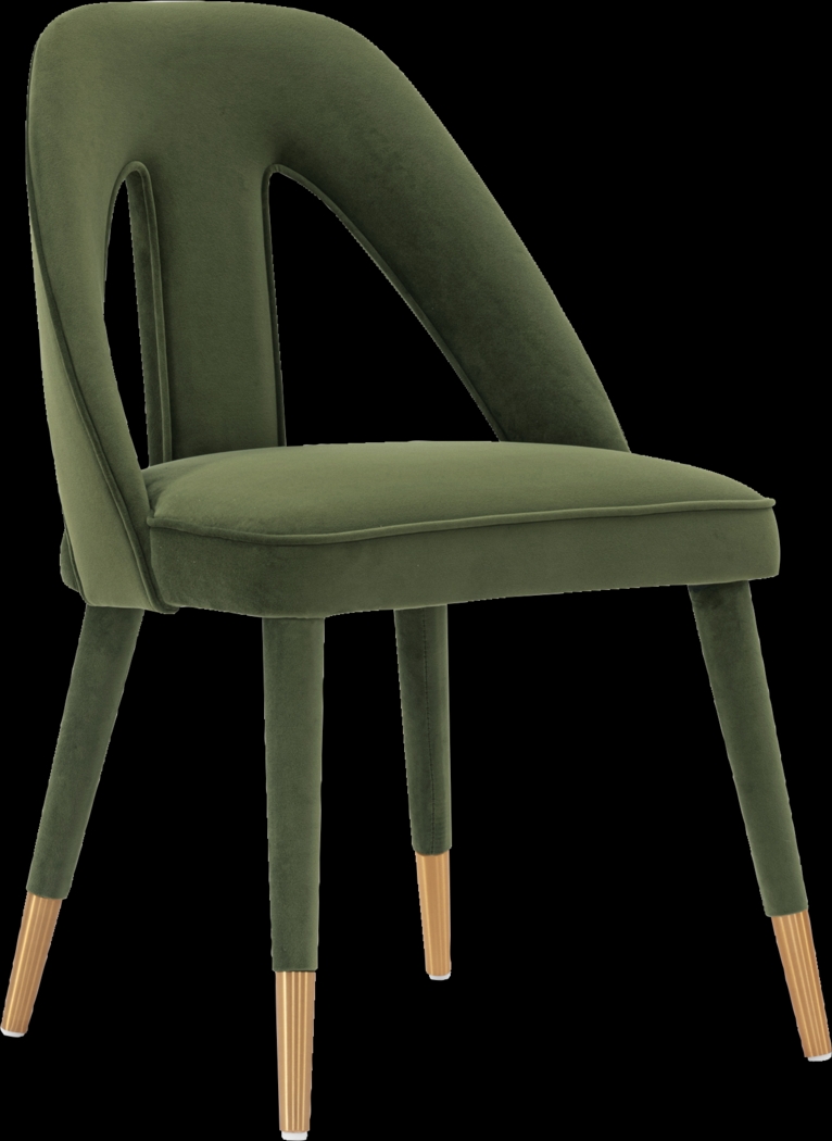 Woronoco Olive Green Side Chair - Thumbnail - Image 9
