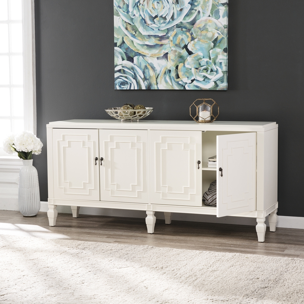 Worthen White Credenza - Thumbnail - Image 4