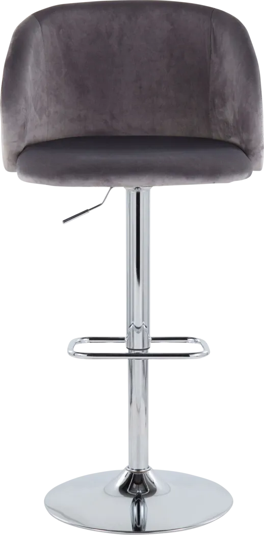 Worthford Gray Adjustable Swivel Barstool, Set of 2 - Thumbnail - Image 4