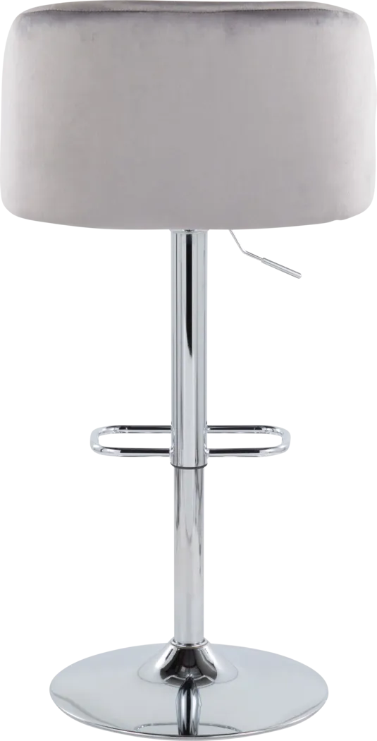 Worthford Gray Adjustable Swivel Barstool, Set of 2 - Thumbnail - Image 5