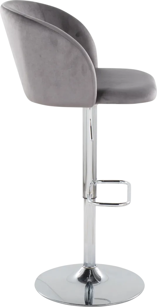 Worthford Gray Adjustable Swivel Barstool, Set of 2 - Thumbnail - Image 7