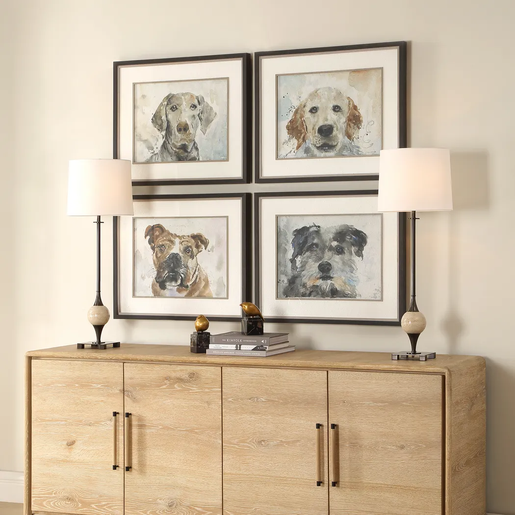 Woulf Gray Artwork, Set of 4 - Thumbnail - Image 2