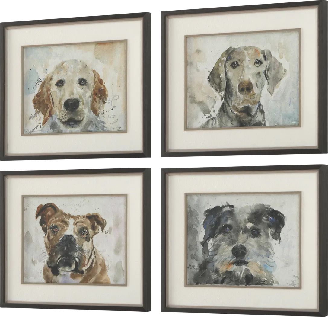 Woulf Gray Artwork, Set of 4 - Thumbnail - Image 6