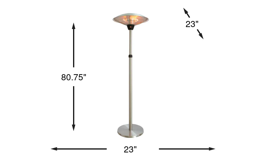 Dimension Image. Please refer to the Dimension Tab on this page for dimension details.