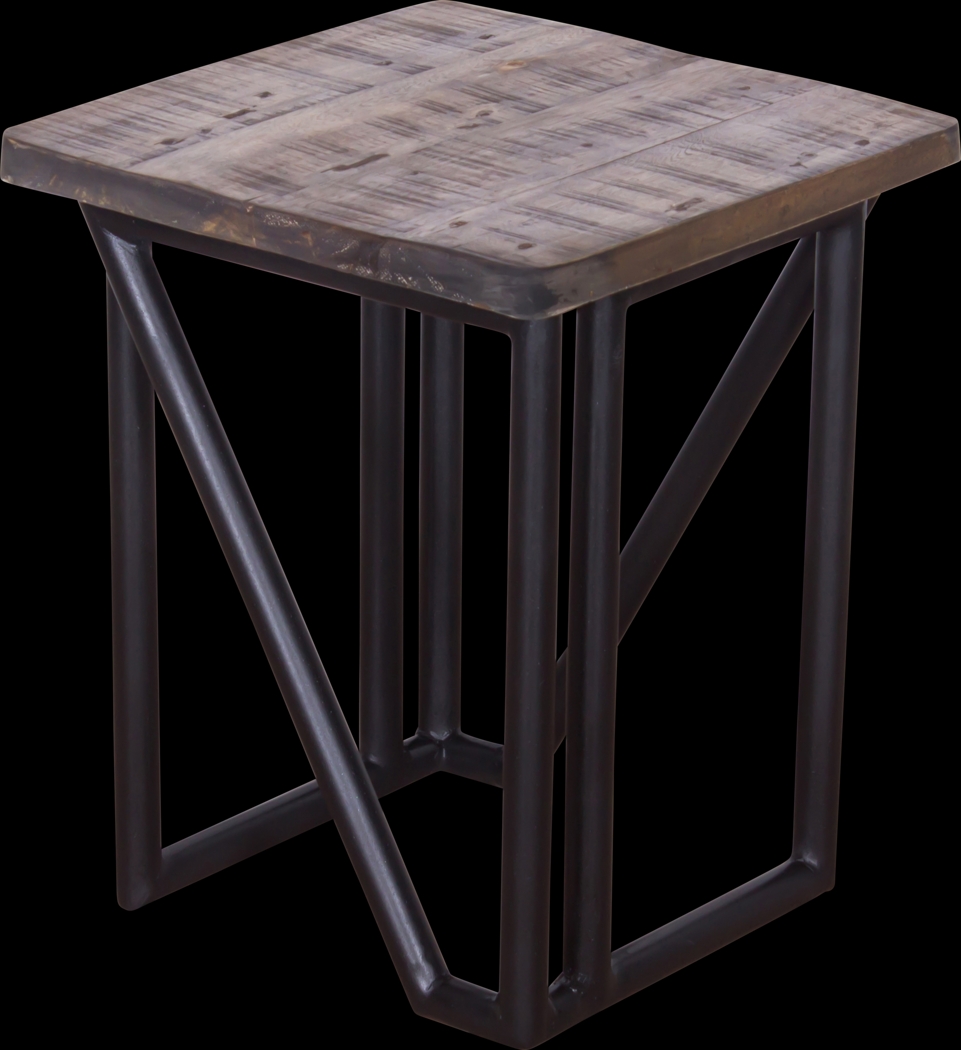 Wrayhill Natural Square Dining Stool - Thumbnail - Image 1