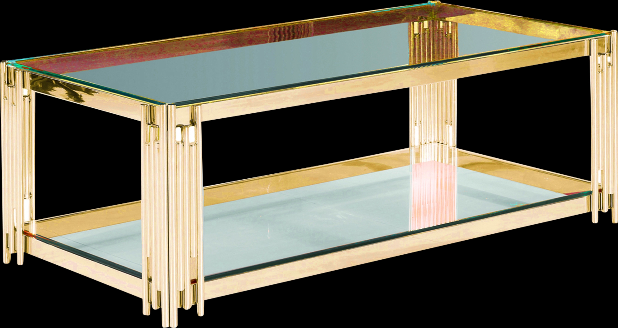 Wrenwood Gold Cocktail Table - Thumbnail - Image 1