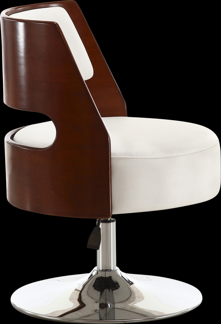 Wrightwood White Swivel Accent Chair - Thumbnail - Image 3