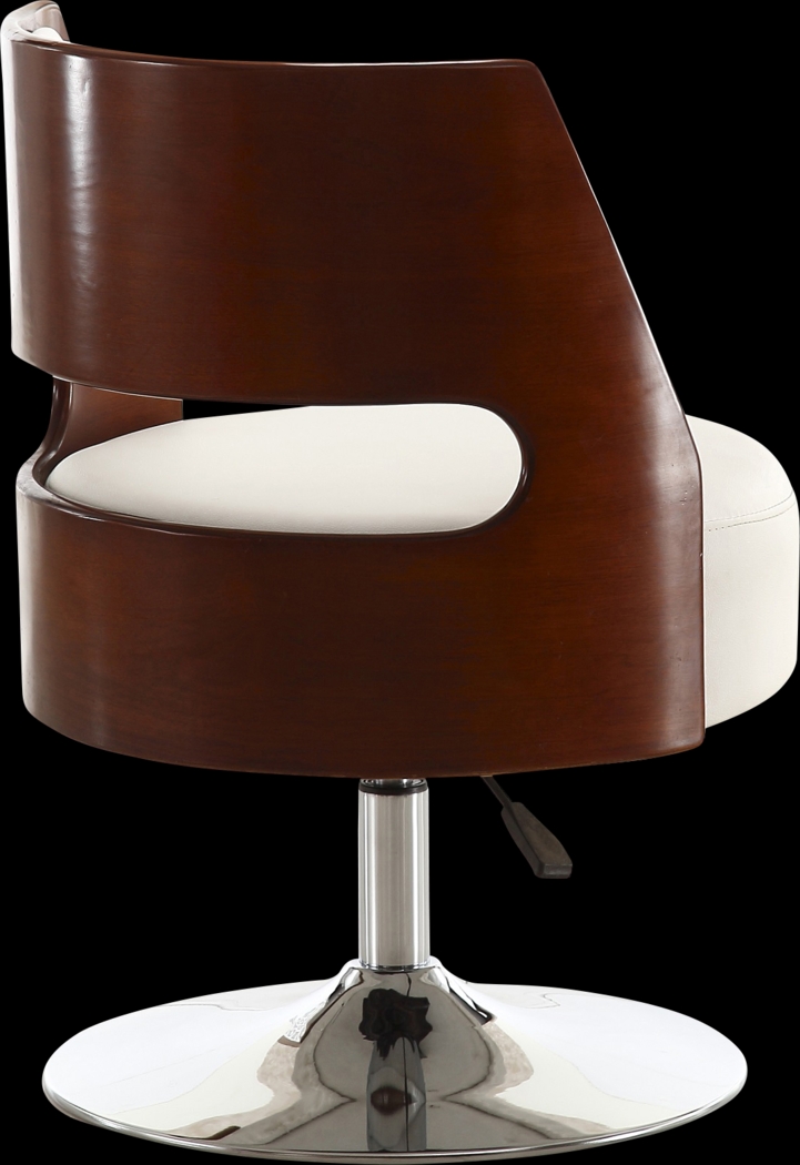 Wrightwood White Swivel Accent Chair - Thumbnail - Image 4