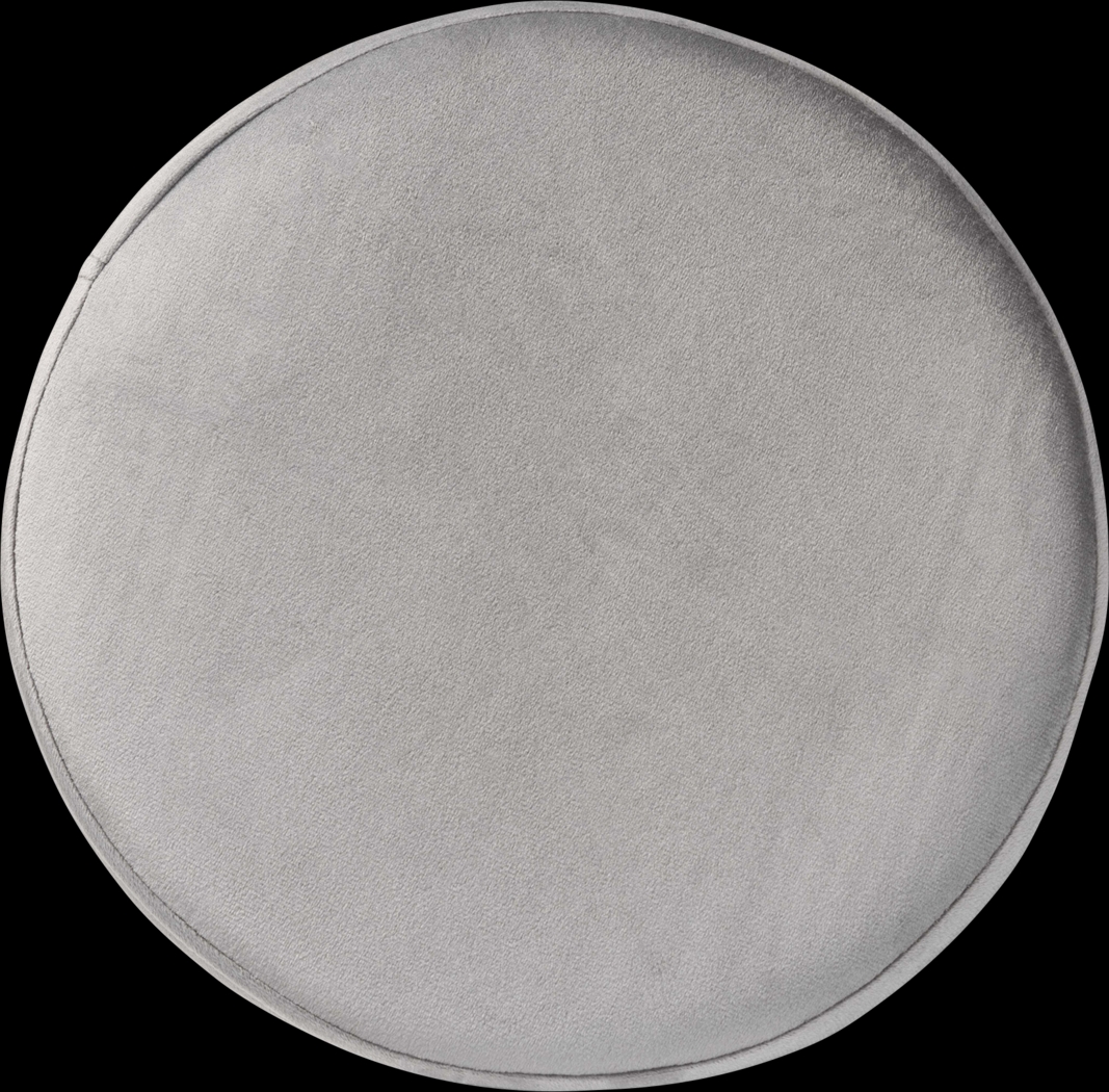 Wuerpel Gray Ottoman - Thumbnail - Image 4