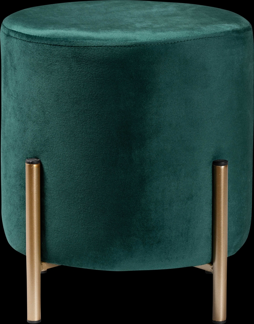 Wuerpel Green Ottoman - Thumbnail - Image 2