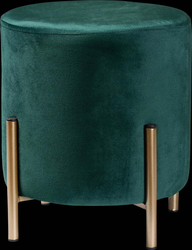 Wuerpel Green Ottoman - Thumbnail - Image 1