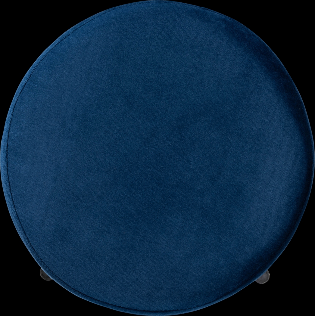 Wuerpel Navy Ottoman - Thumbnail - Image 4