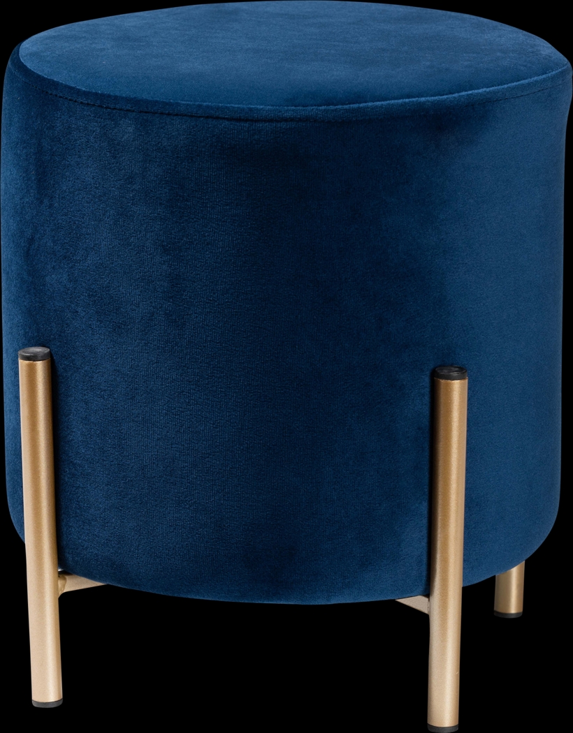 Wuerpel Navy Ottoman - Thumbnail - Image 1