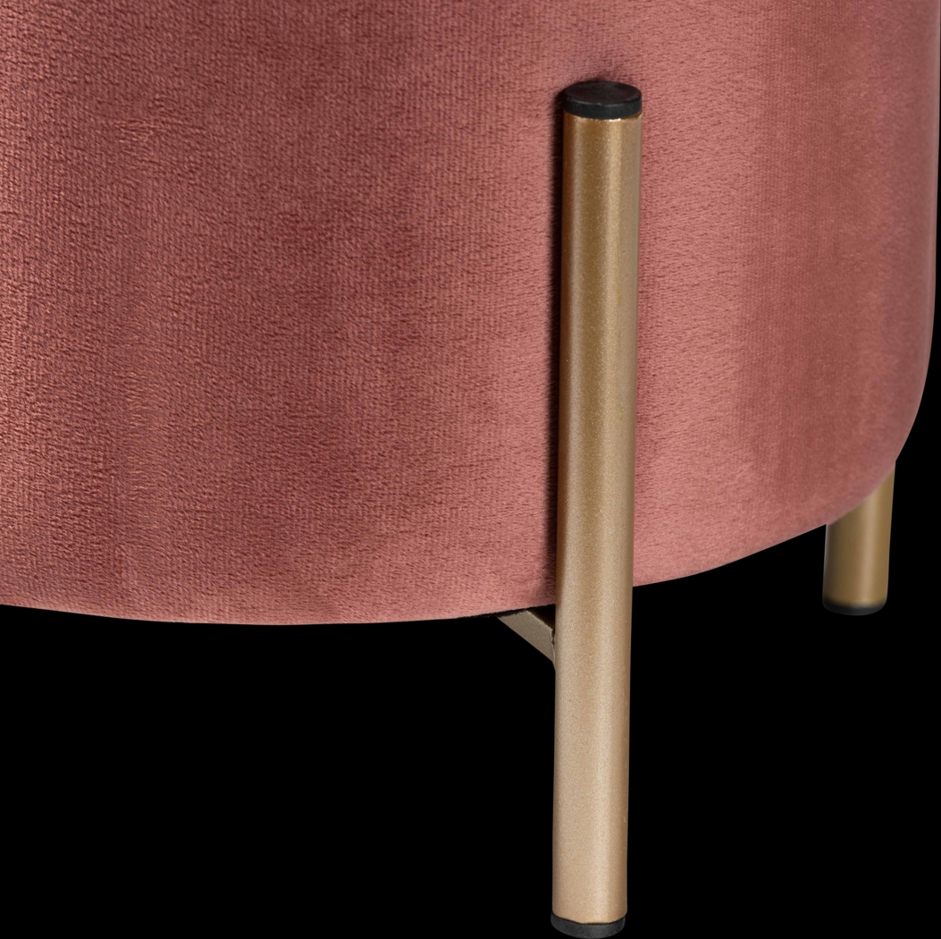 Wuerpel Pink Ottoman - Thumbnail - Image 3