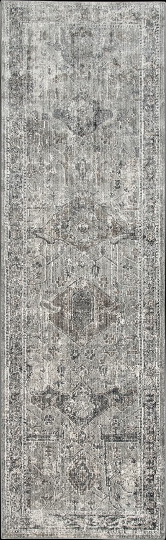Wulworth Gray 2'6 x 7'10 Runner Rug - Thumbnail - Image 1