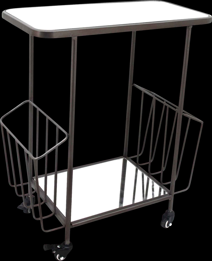 Wyandotte Brown Bar Cart - Thumbnail - Image 1