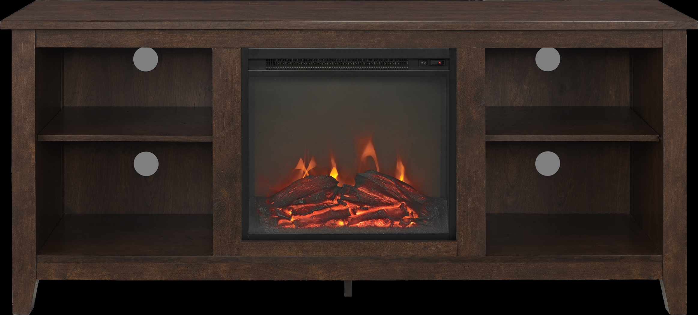 Wyatt Brown 58 in. Console with Electric Fireplace - Thumbnail - Image 6