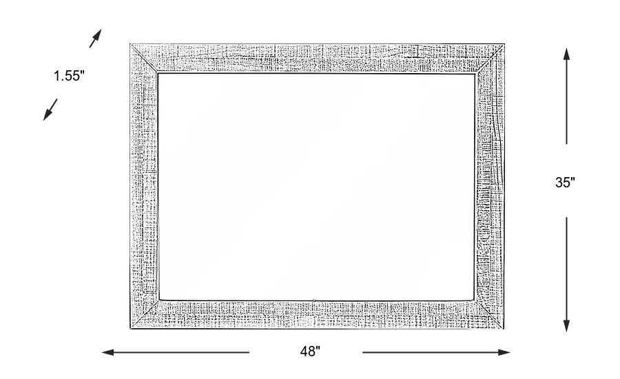 Dimension Image. Please refer to the Dimension Tab on this page for dimension details.