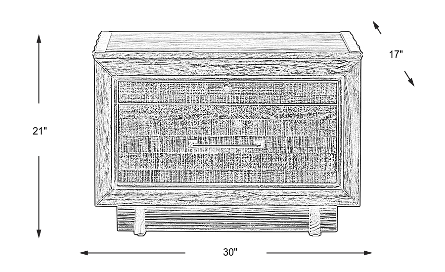 Dimension Image. Please refer to the Dimension Tab on this page for dimension details.