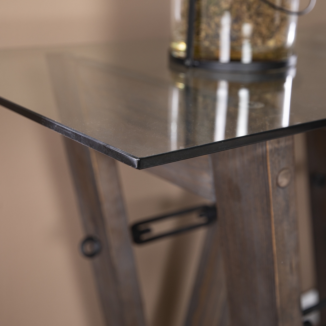 Wyckfield Brown Console Table - Thumbnail - Image 3