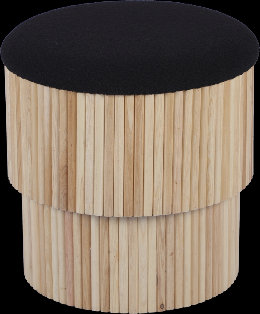 Wyckoff I Black Storage Ottoman - Thumbnail - Image 4