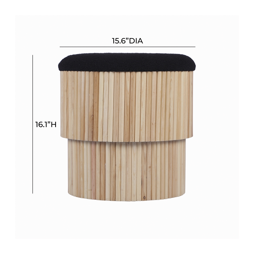 Wyckoff I Black Storage Ottoman - Thumbnail - Image 6