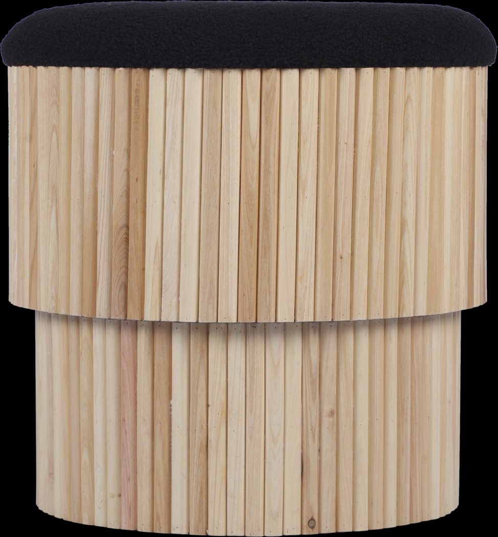 Wyckoff I Black Storage Ottoman - Thumbnail - Image 1