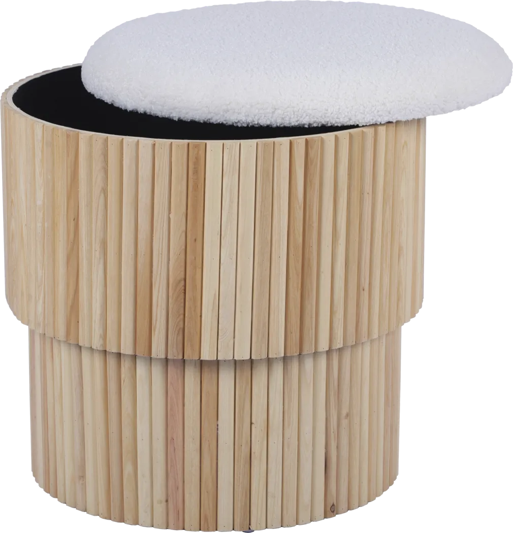 Wyckoff I White Storage Ottoman - Thumbnail - Image 3