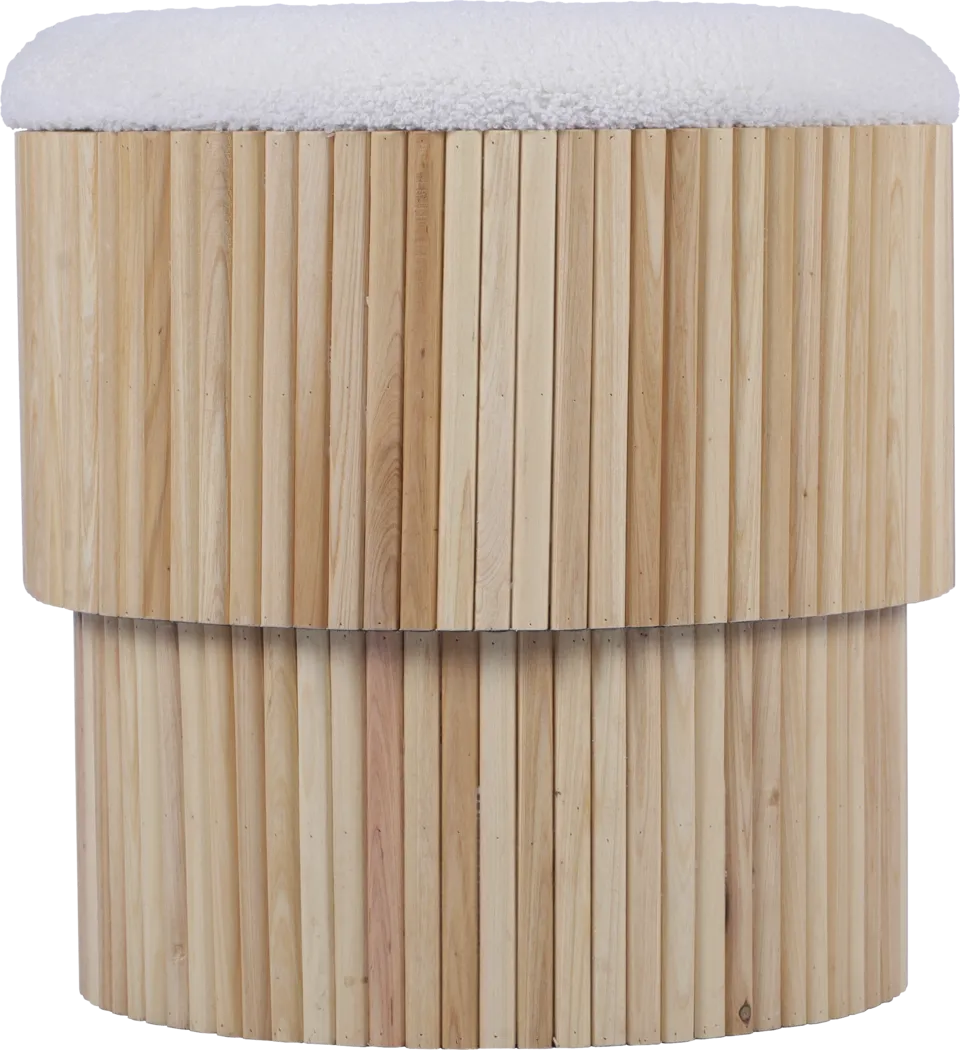 Wyckoff I White Storage Ottoman - Thumbnail - Image 1