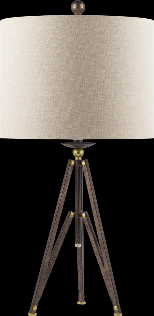 Wycliff Land Bronze Lamp - Thumbnail - Image 1
