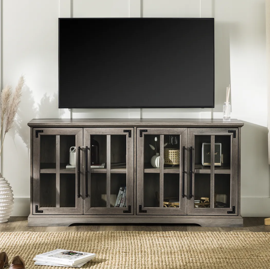 Wyehwood Gray 58 in. Console - Thumbnail - Image 6