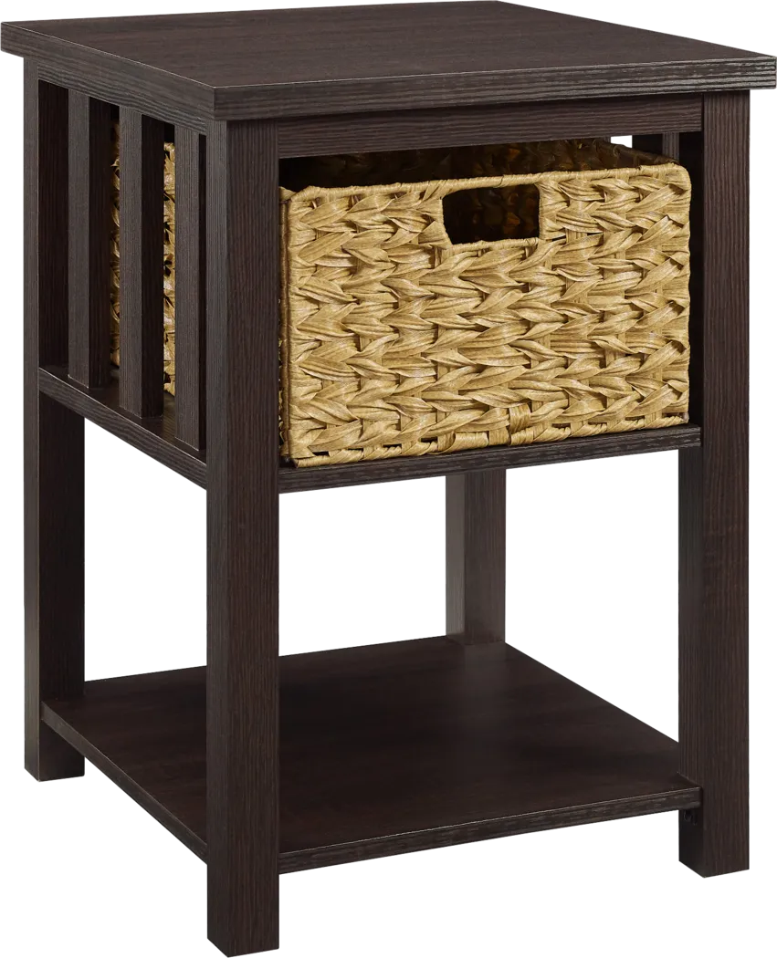 Wylam Espresso End Table - Thumbnail - Image 1