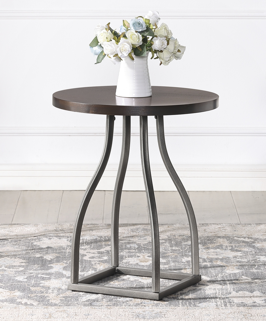 Wylaw Walnut End Table - Thumbnail - Image 2