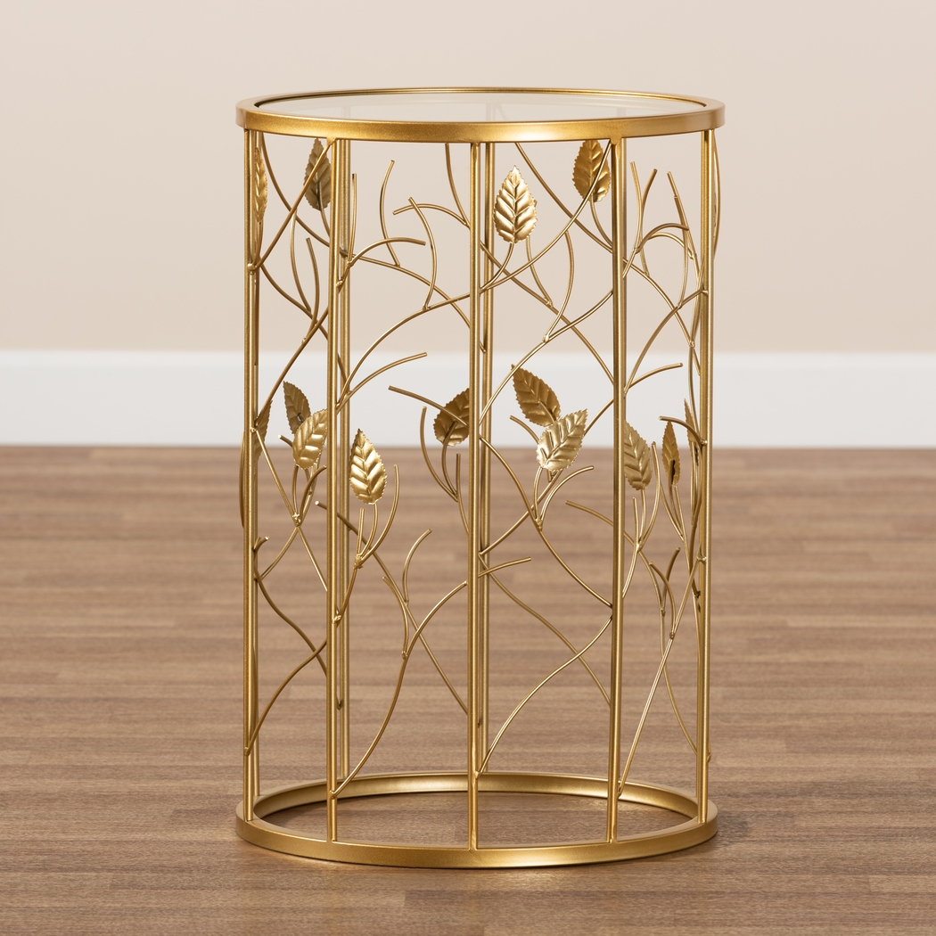 Wyler Gold End Table - Thumbnail - Image 5