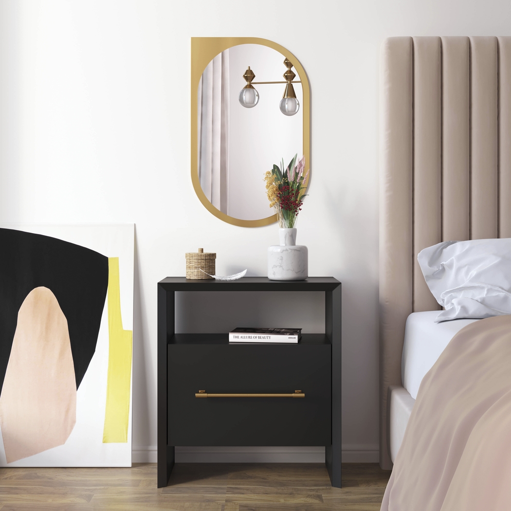 Wyleswood Black Nightstand - Thumbnail - Image 2