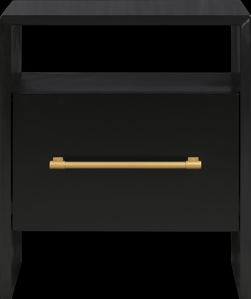 Wyleswood Black Nightstand - Thumbnail - Image 3