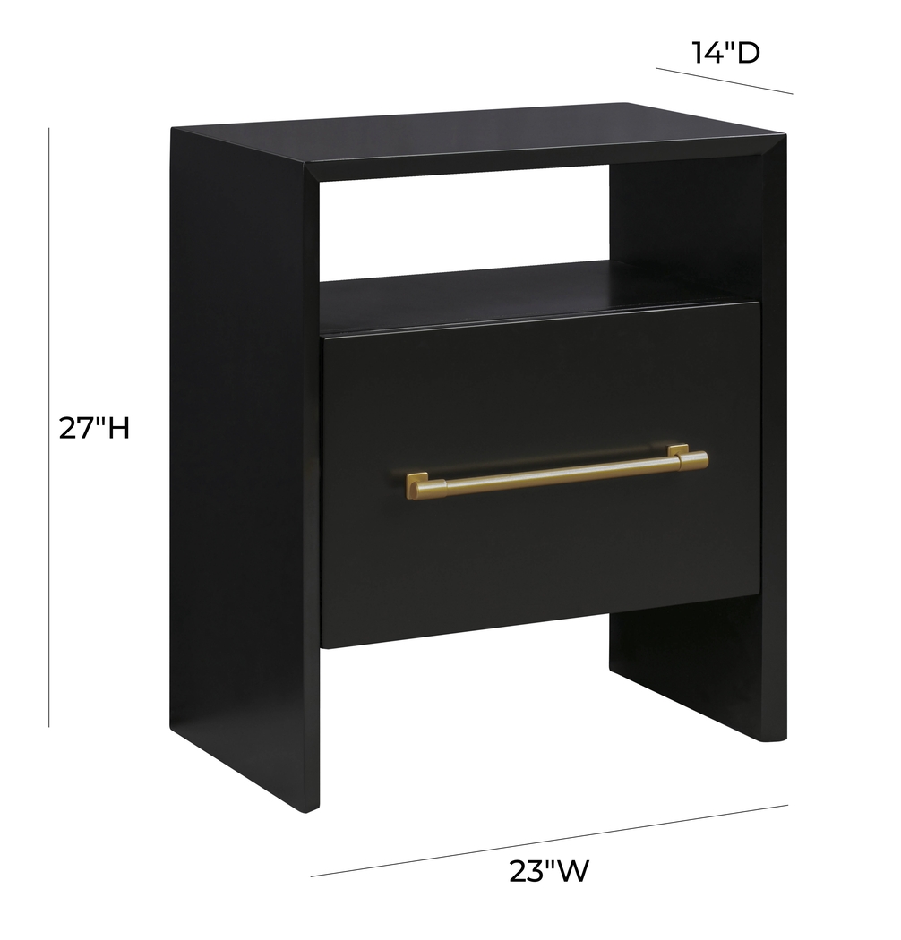 Wyleswood Black Nightstand - Thumbnail - Image 8